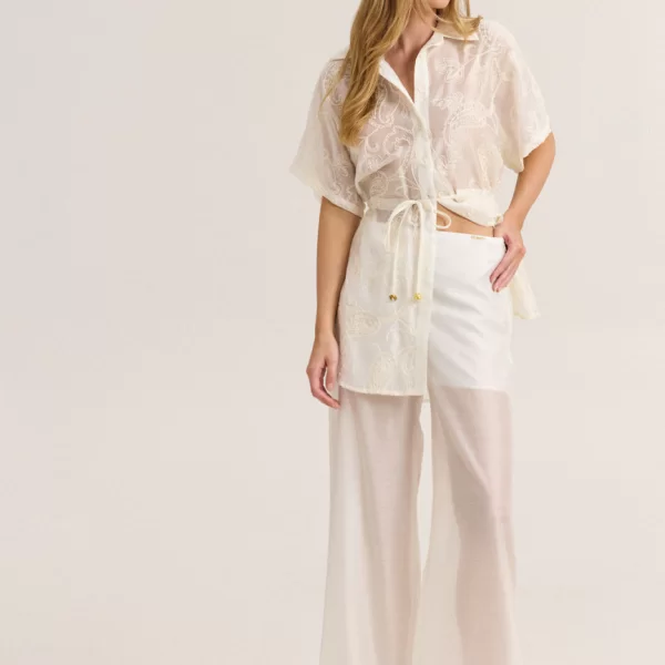 ENZZO Enzzo Παντελόνα Ronny - Εκρού