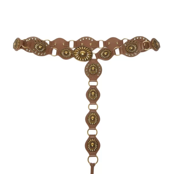 MARELLA ACCESSORI ΖΩΝΗ MLATEQUILA ΚΑΦΕ