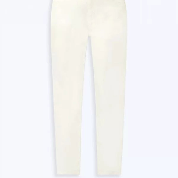 MAX MARA WEEKEND ΠΑΝΤΕΛΟΝΙ JEANS WKDABITURO HIGH WAIST CROPPED CIGARETTE ΕΚΡΟΥ