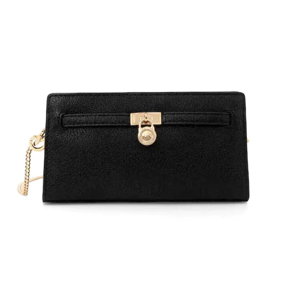 MICHAEL KORS ΤΣΑΝΤΑΚΙ CROSSBODY/ΩΜΟΥ HΑΜΙLTON MODERNE ΑΛΥΣΙΔΑ LOGO MAYΡΟ