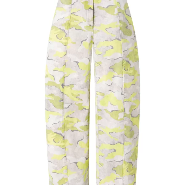 PINKO PINKO ΠΑΝΤΕΛΟΝΙ GRASPO TROUSER MΠΕΖ - LIME