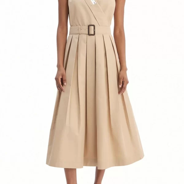 MAX MARA WEEKEND ΦΟΡΕΜΑ MIDI WKDCONO ΚΡΟΥΑΖΕ ΠΙΕΤΑ ΜΠΕΖ