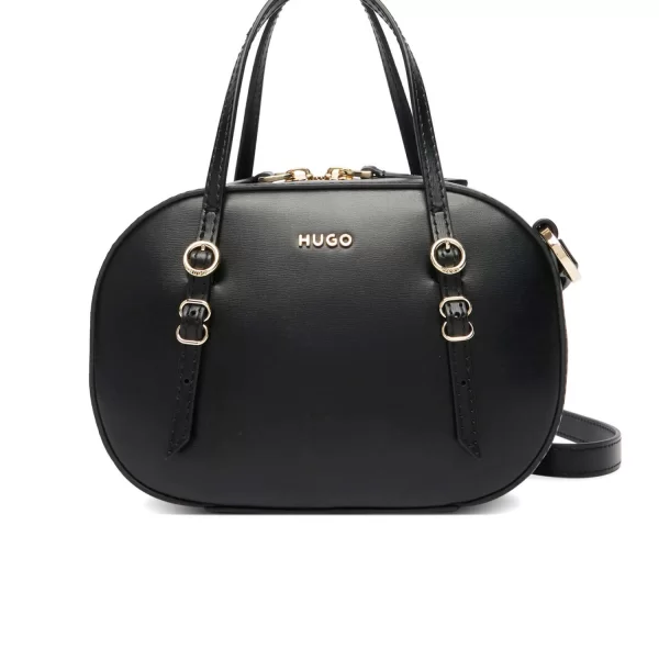 HUGO HUGO ΤΣΑΝΤΑ ΧΕΙΡΟΣ/CROSSBODY SYNDRA_DUFFLE SM LOGO ΜΑΥΡΟ