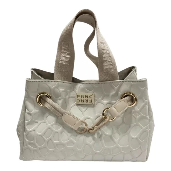 FRNC FRANCESCO Τσάντα Γυναικεία Ώμου-Χιαστί 6190 PRL Περλέ