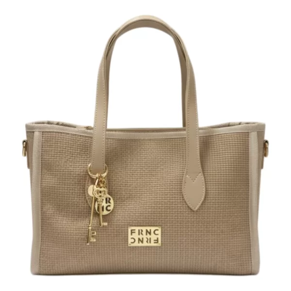 FRNC FRANCESCO Τσάντα Γυναικεία Χειρός-Ώμου 5573 BG Μπέζ