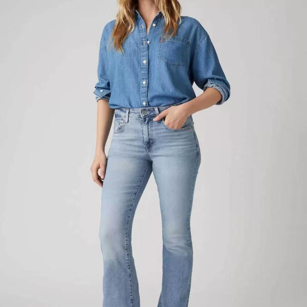 Levi's Levi's® γυναικείο τζιν παντελόνι ψηλόμεσο πεντάτσεπο Slim Bootcut Fit 