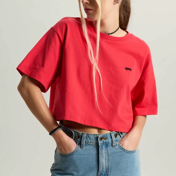 Vans Vans γυναικείο cropped τοπ Relaxed Fit 