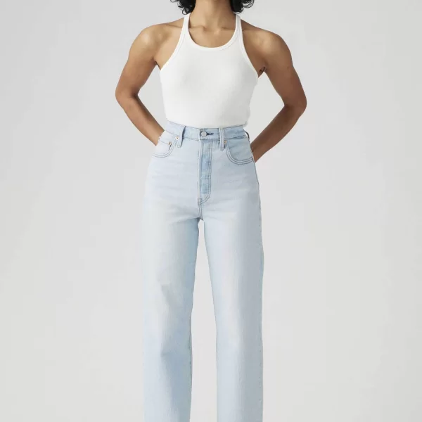 Levi's Levi's® γυναικείο τζιν παντελόνι ψηλόμεσο πεντάτσεπο Slim Straight Fit 