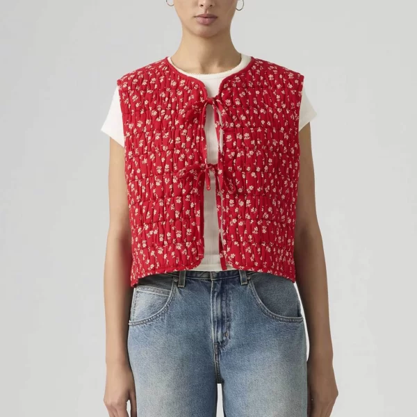 Levi's Levi's® γυναικείο γιλέκο με all-over print Standard Fit 