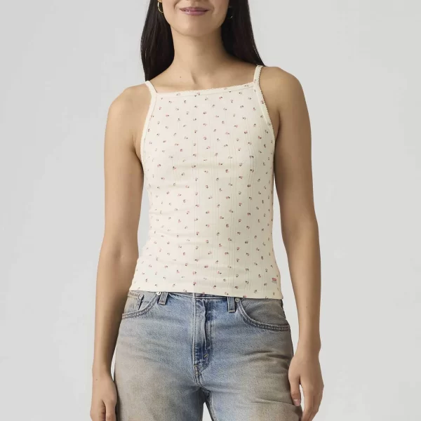 Levi's® γυναικείο αμάνικο τοπ με all-over print Slim Fit 