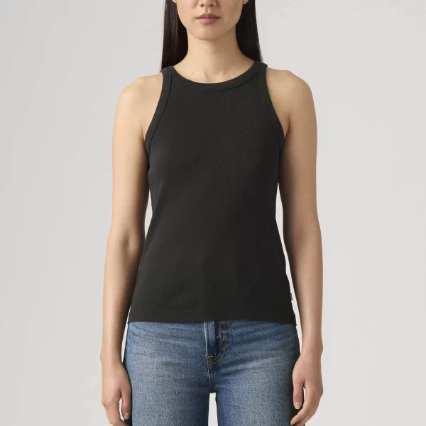 Levi's® γυναικείο αμάνικο τοπ ribbed Slim Fit 