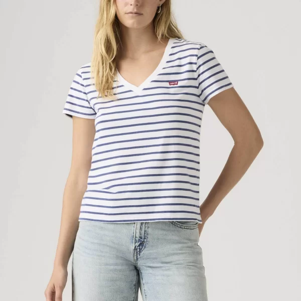 Levi's® γυναικείο T-shirt με ριγέ σχέδιο Standard Fit 