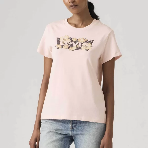 Levi's® γυναικείο T-shirt με artwork logo Standard Fit 