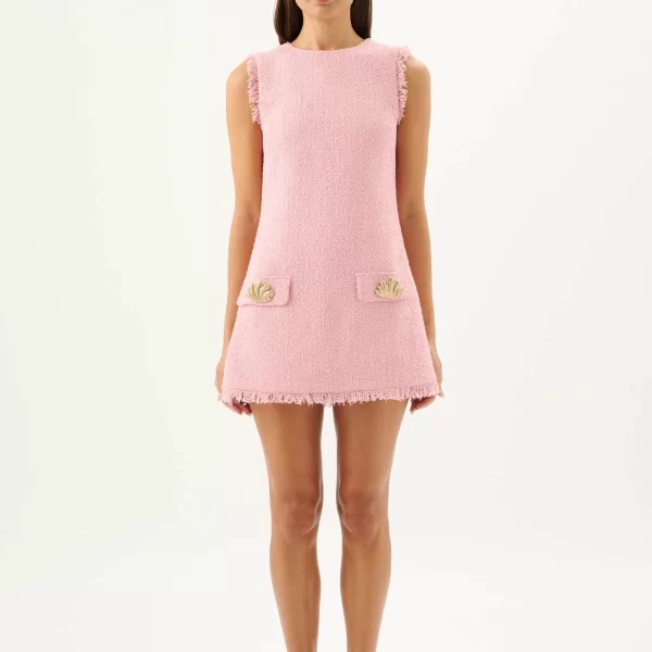 ROAME Roame γυναικείο mini φόρεμα tweed 