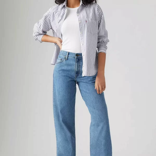 Levi's® γυναικείο τζιν παντελόνι πεντάτσεπο Loose Straight Fit 