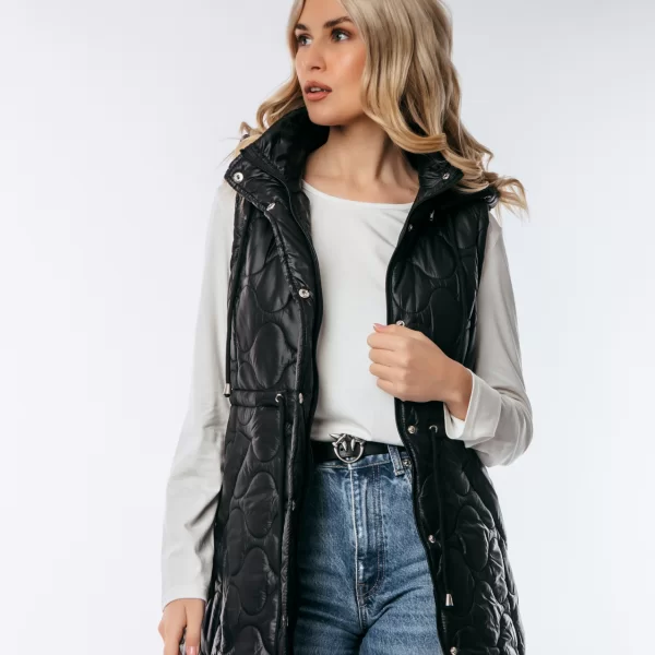 DRESS UP ΑΜΑΝΙΚΟ ΜΠΟΥΦΑΝ ΜΑΚΡΥ ΜΕ ΚΟΥΚΟΥΛΑ ΚΑΙ ΛΑΣΤΙΧΟ ΣΤΗΝ ΜΕΣΗ Μαύρο