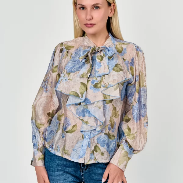 ΠΟΥΚΑΜΙΣΟ ΦΛΟΡΑΛ Σιέλ