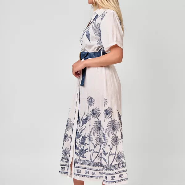 ΦΟΡΕΜΑ MAXI ΜΕ ΖΩΝΗ Άσπρο