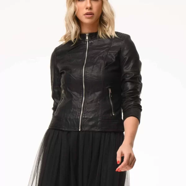 ΜΠΟΥΦΑΝ ΔΕΡΜΑΤΙΝΗ ΜΑΥΡΟ Μαύρο