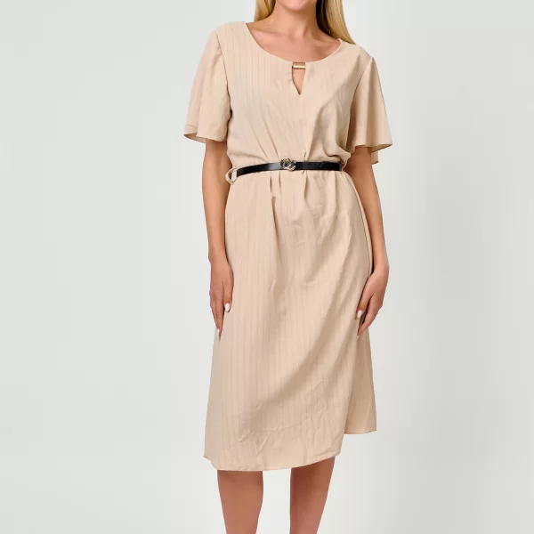 ΦΟΡΕΜΑ MIDI ΜΕ ΖΩΝΗ Μπεζ