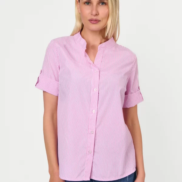 ΠΟΥΚΑΜΙΣΟ ΡΙΓΕ ΜΕ ΜΑΟ ΓΙΑΚΑ ΚΑΙ ΓΥΡΙΣΤΟ ΜΑΝΙΚΙ Ροζ