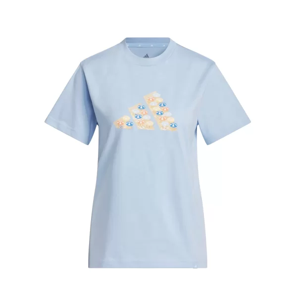 ADIDAS Μπλούζα Umbrellas Big Logo Printed T-shirt