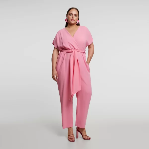 Ολόσωμη κρουαζέ φόρμα με δέσιμο