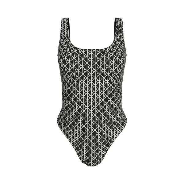 Μαγιό ολόσωμο με ανοιχτή πλάτη - CK Icon