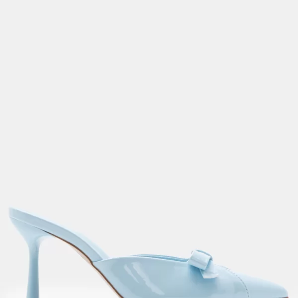 Luigi Mules Μυτερά με Διακοσμητικό Φιόγκο - Γαλάζιο