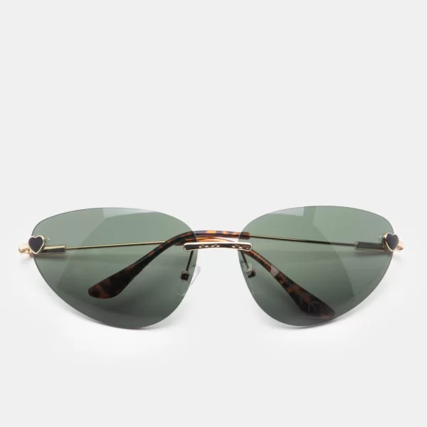 Γυαλιά Ηλιού Almond Rimless - Πράσινο