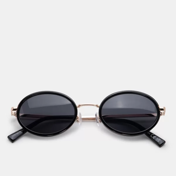Γυαλιά Ηλιού Οβάλ - Μαύρο