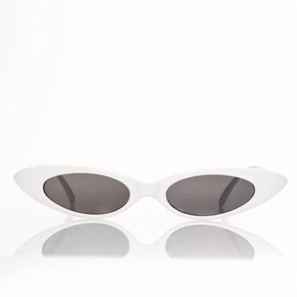 Luigi Γυαλία Ηλίου Cat-Eye - Λευκό