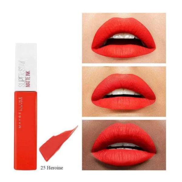 Maybelline & More - Super Stay Matte Ink Liquid Lipstick 25 Heroine