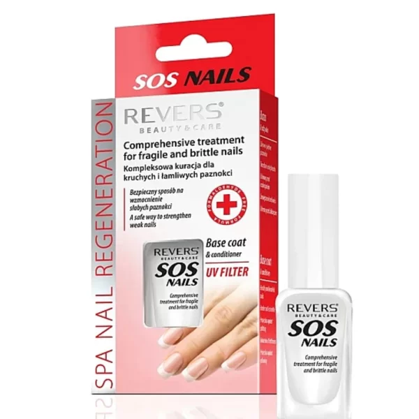 Maybelline & More - nail conditioner S.O.S. NAILS (red)