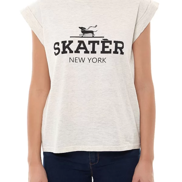 Fashion Bazaar Vol.2 - Γυναικεία Μπεζ Μπλούζα Joycard Concept