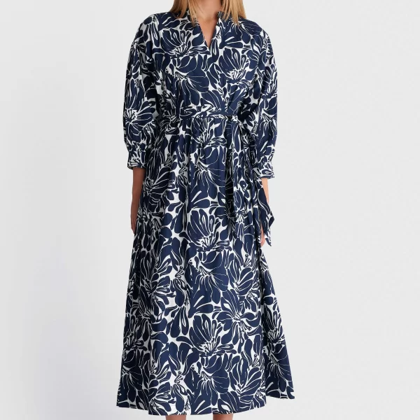 Φόρεμα κρουαζέ μίντι εμπριμέ - 5206179072441